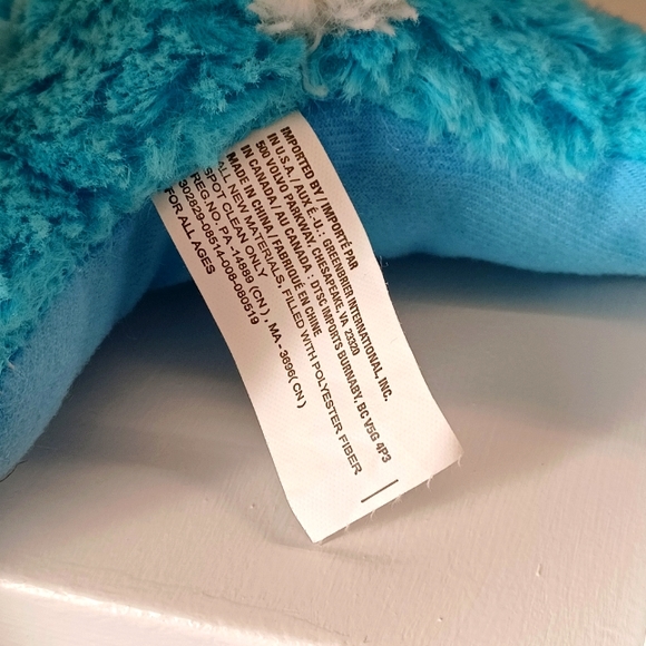 ✓Fuzzy Friends Easter stuffed animal bunny rabbit pink and blue lot of two plush - Picture 9 of 17